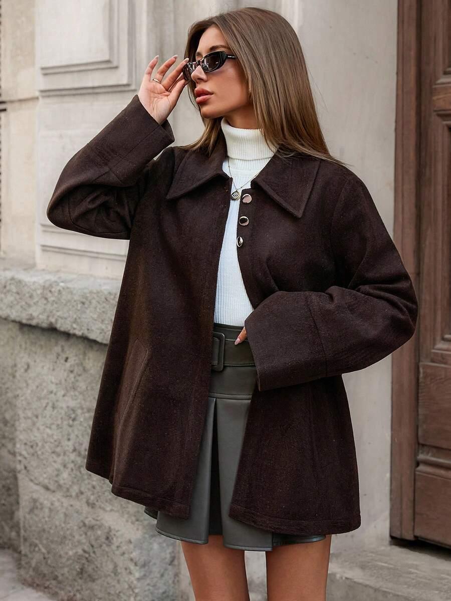 PŁASZCZ DAMSKI OVERSIZE