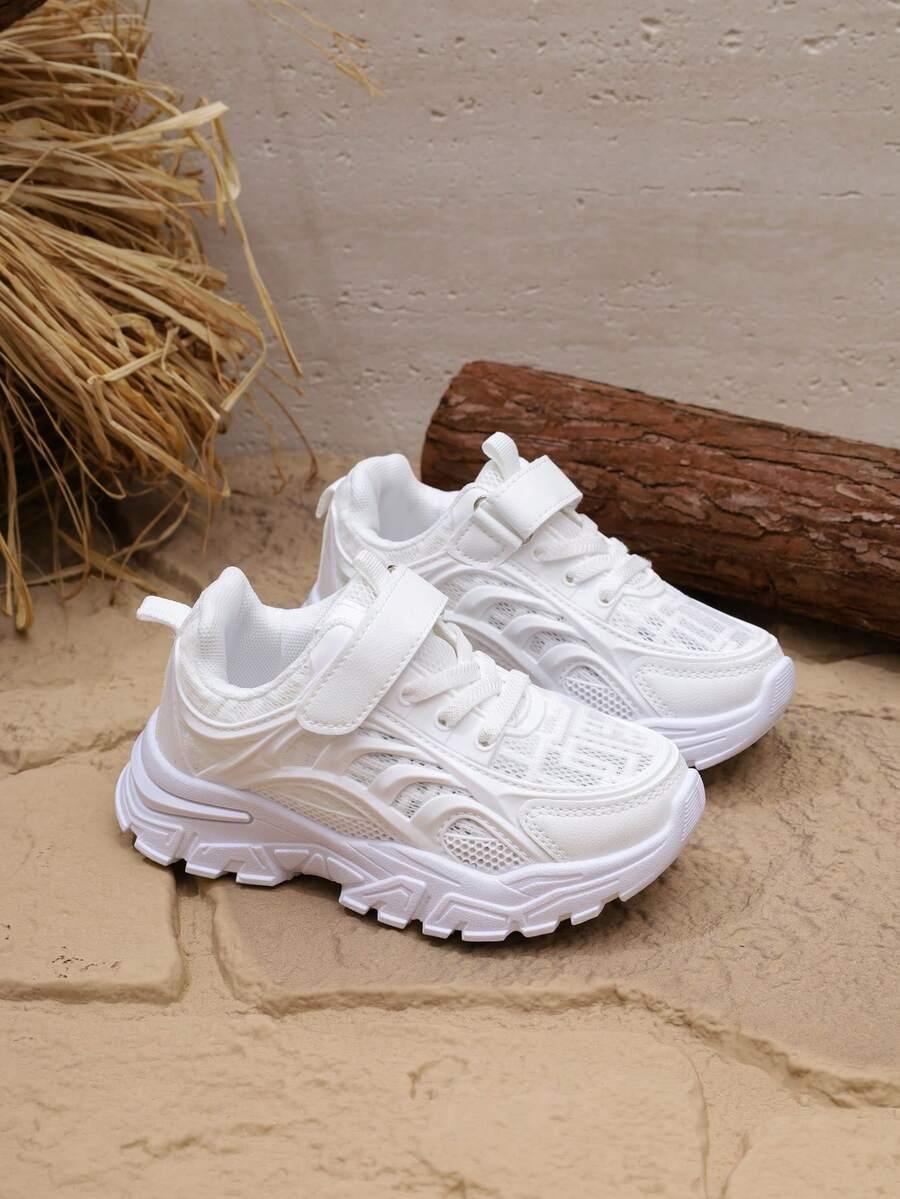 białe buty rzepy