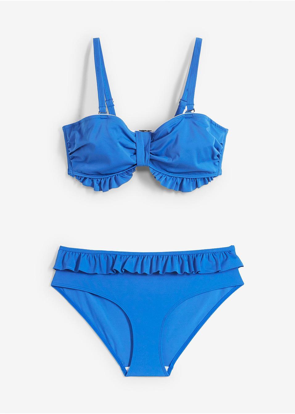 KOMPLET BIKINI Z FALBANKAMI 80C