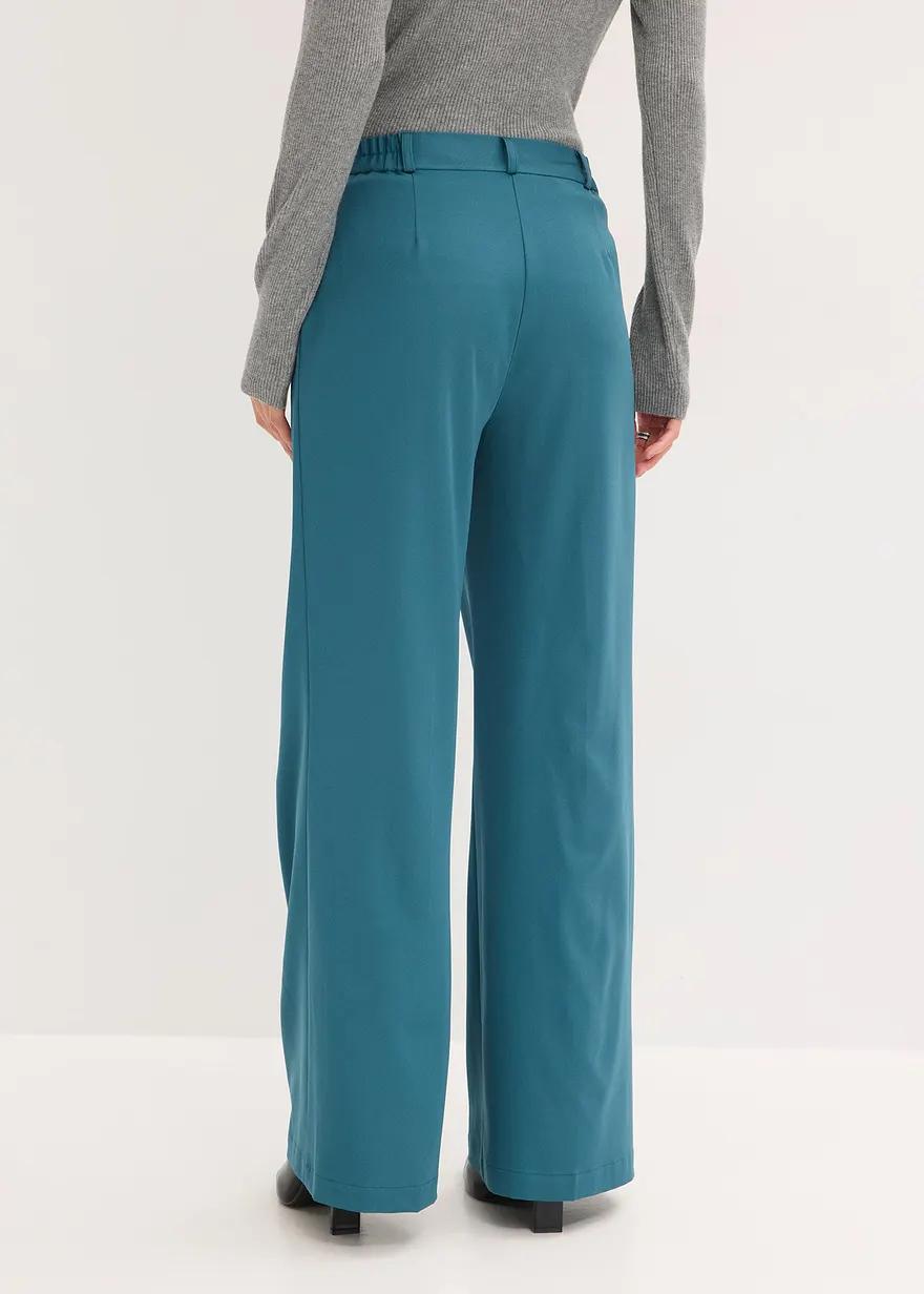 SPODNIE DAMSKIE CASUAL DZWONY PLUS SIZE
