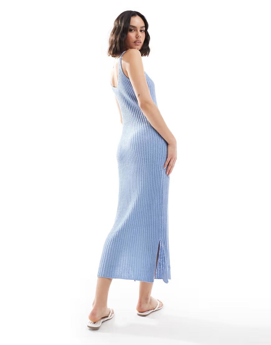 NIEBIESKA MAXI SUKIENKA