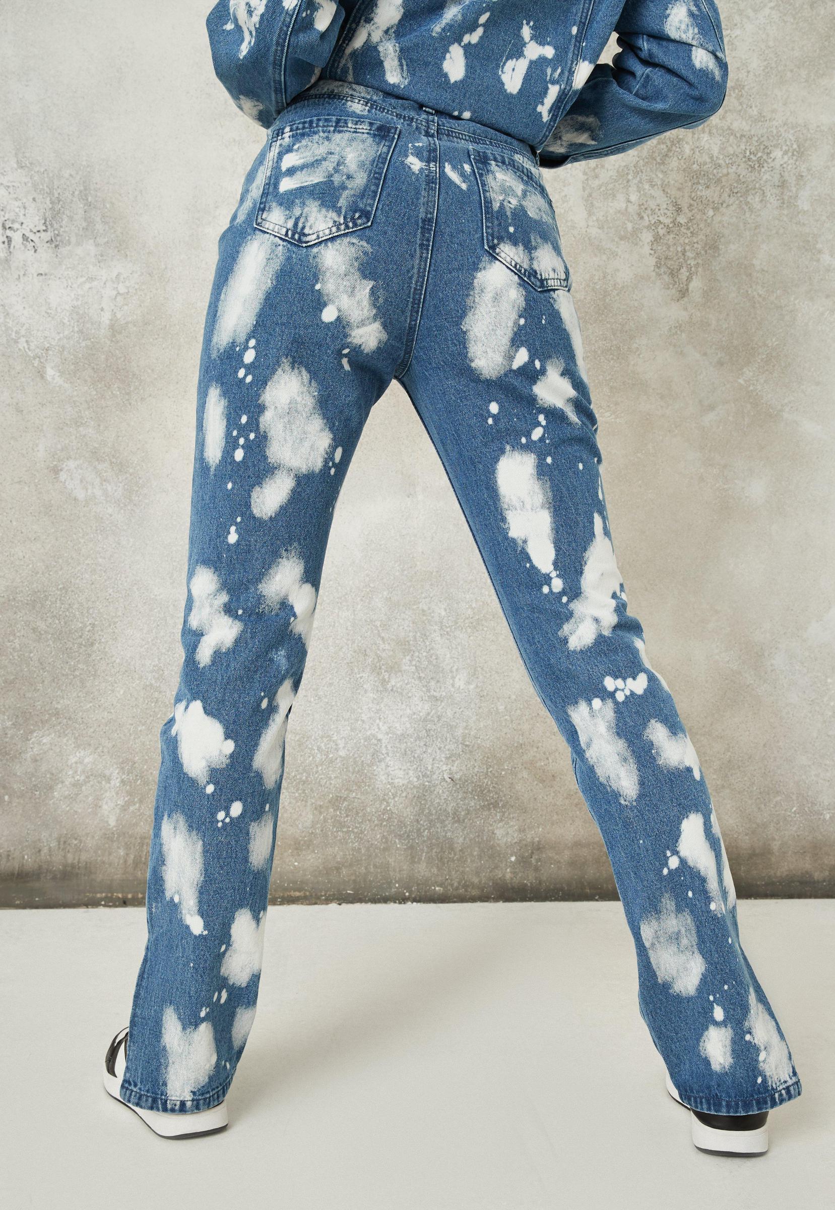 SPODNIE JEANS WASH EFFECT