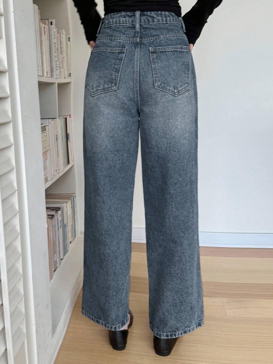 NIEBIESKIE SPODNIE JEANS