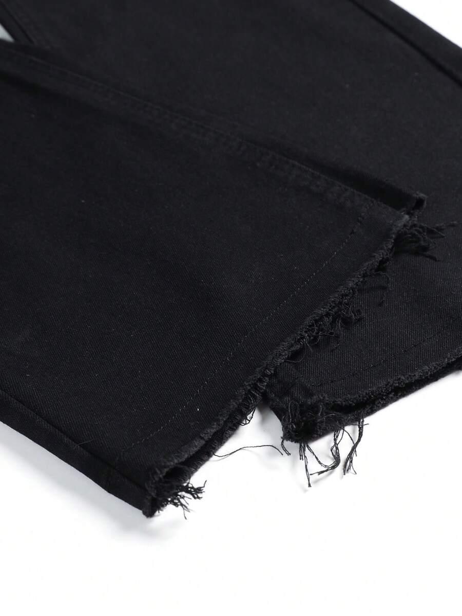 czarne spodnie jeans