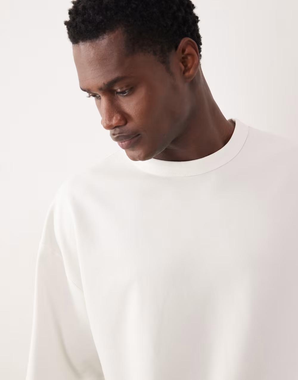 KREMOWY T-SHIRT basic