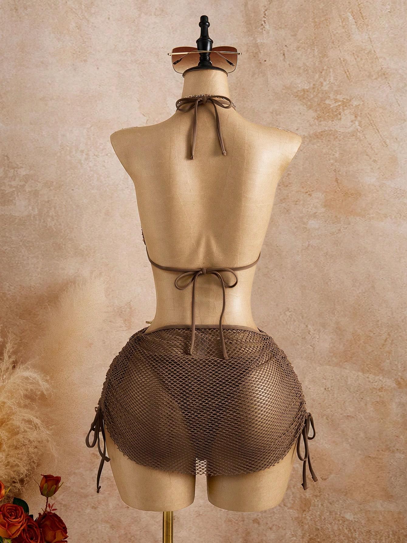 dół od bikini spódnica cekiny