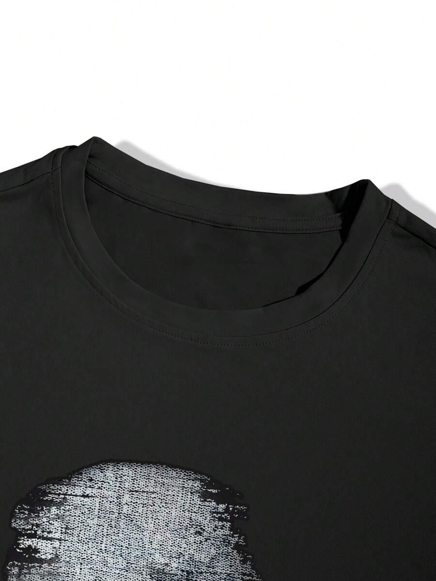 czarny t-shirt narduk