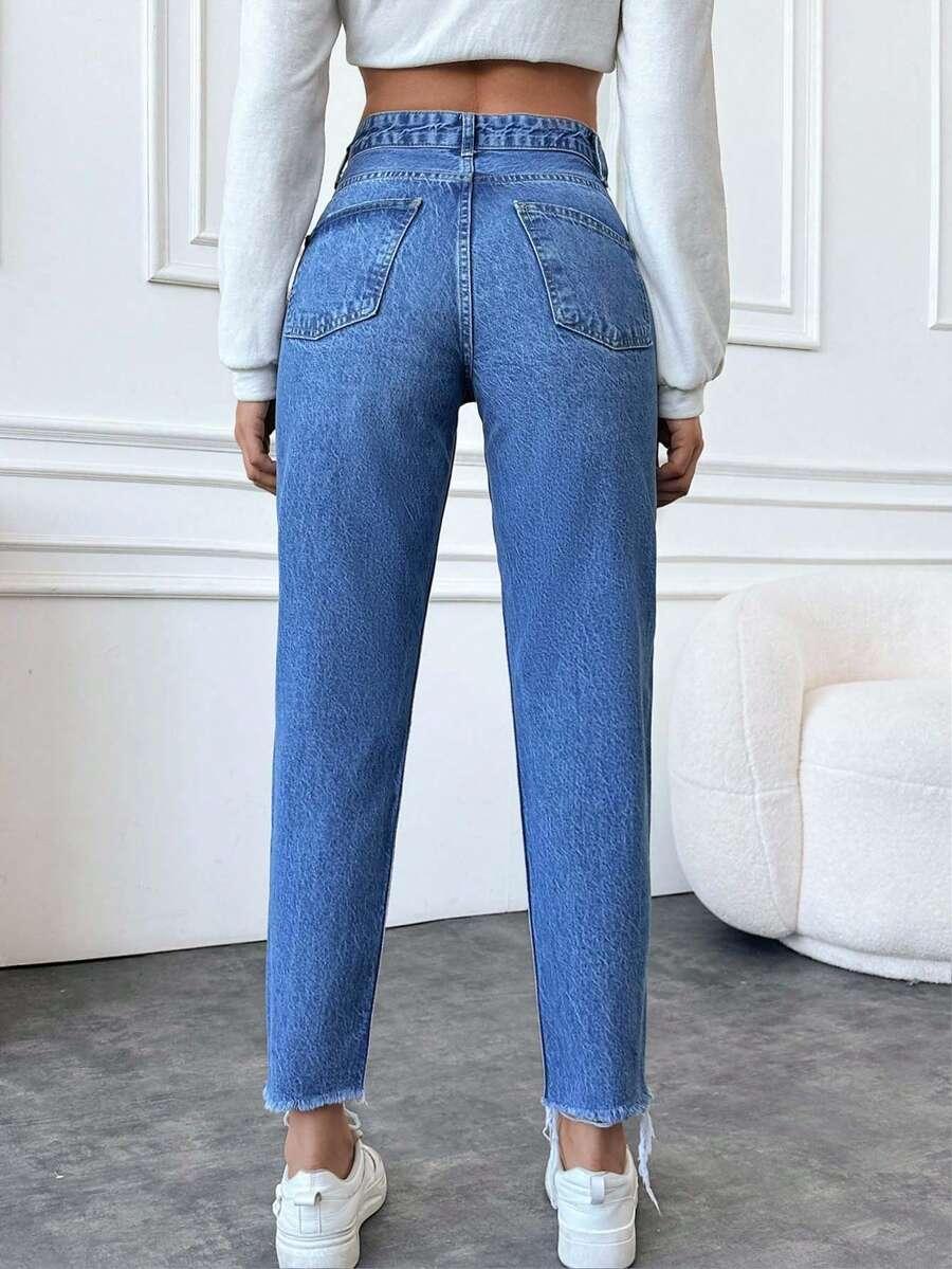 NIEBIESKIE JEANSY KIESZENIE