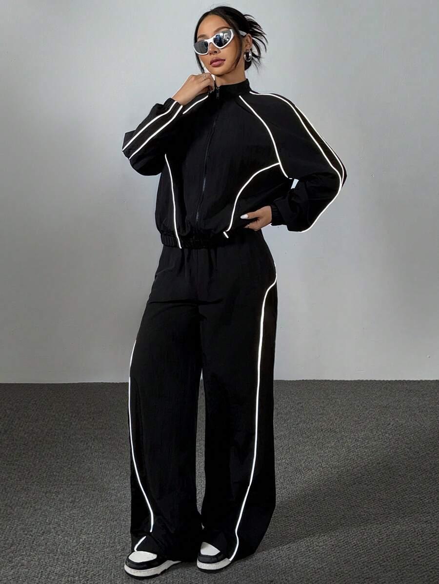 KOMPLET BLUZA SPODNIE 