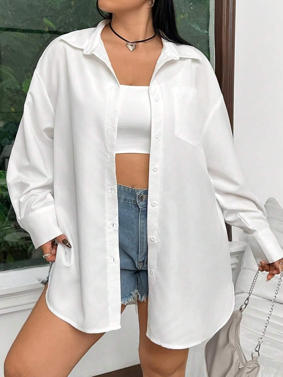 BIAŁA KOSZULA OVERSIZE