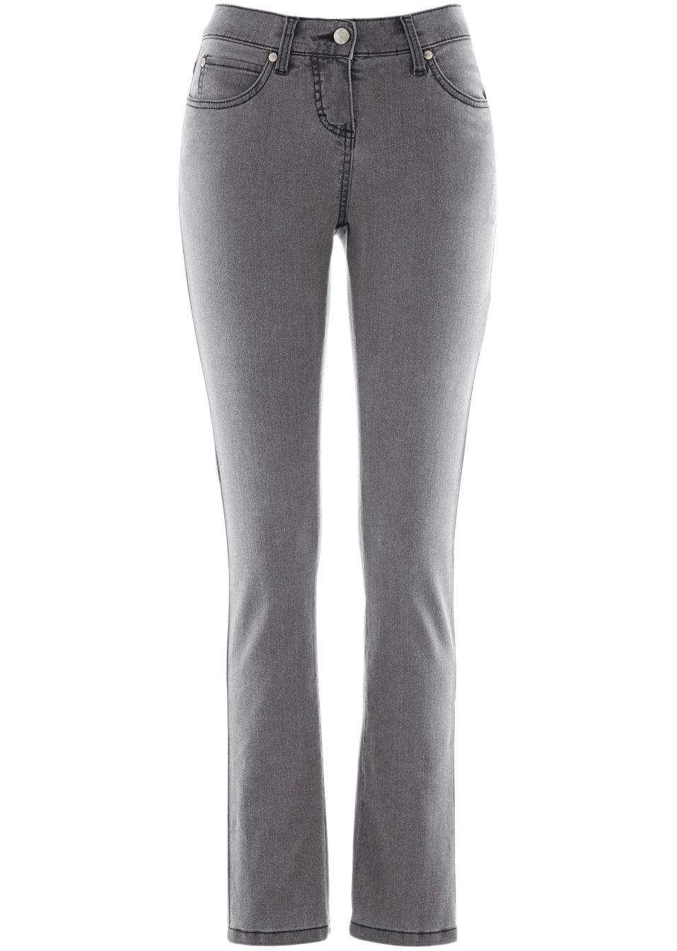 SZARE SPODNIE JEANS