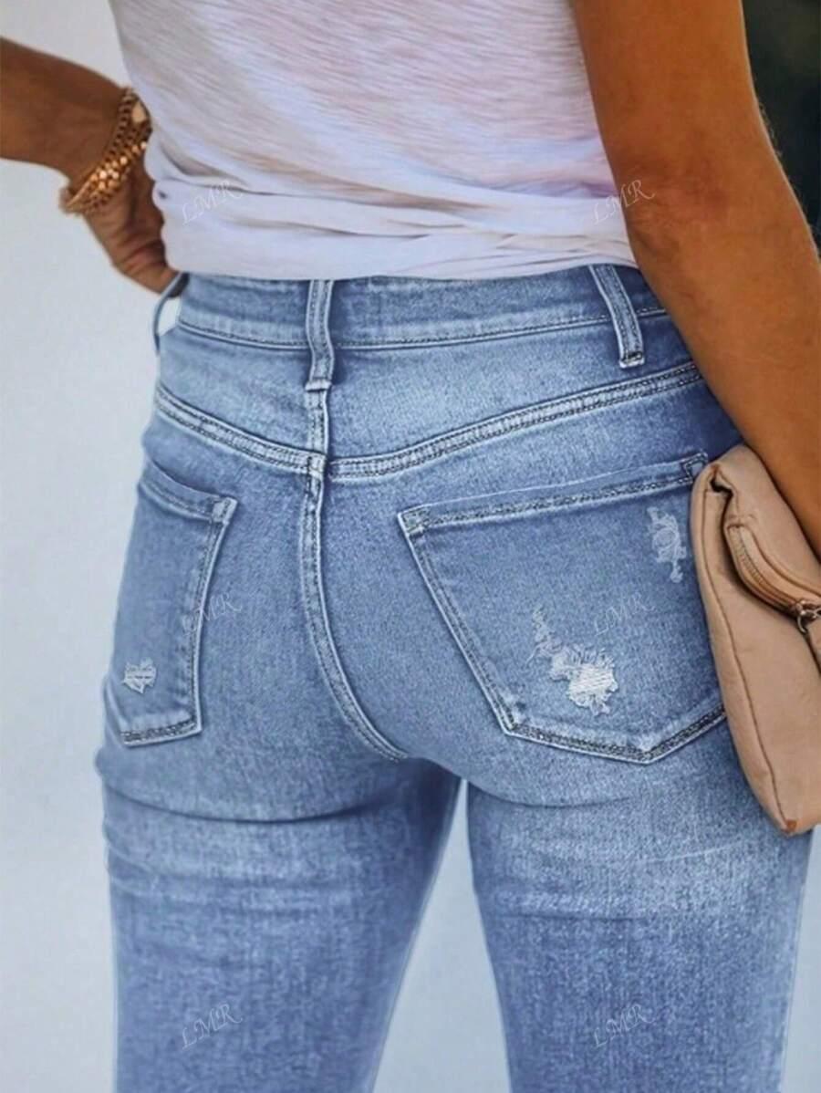 NIEBIESKIE SPODNIE JEANS