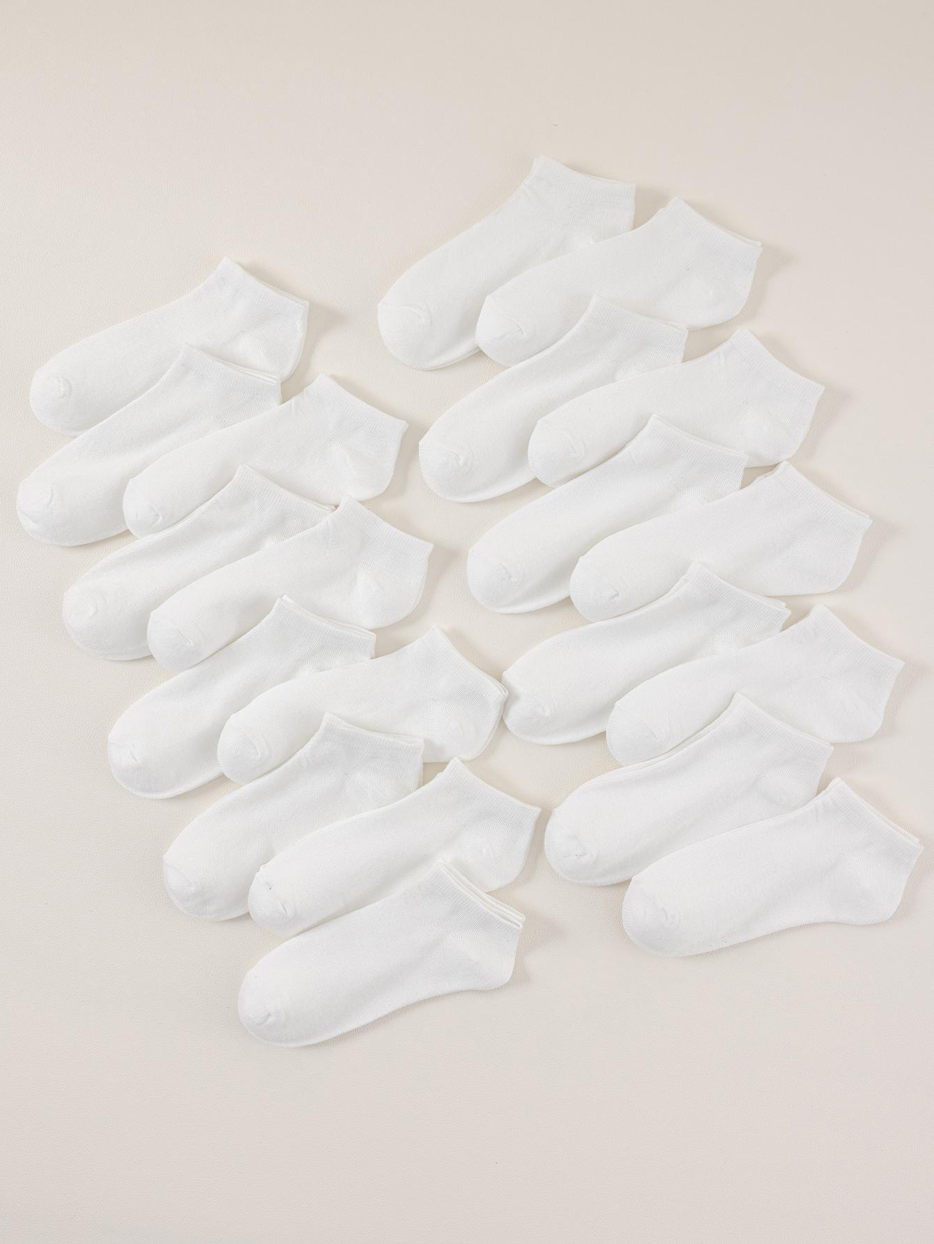 BIAŁE SKARPETY 20-PACK