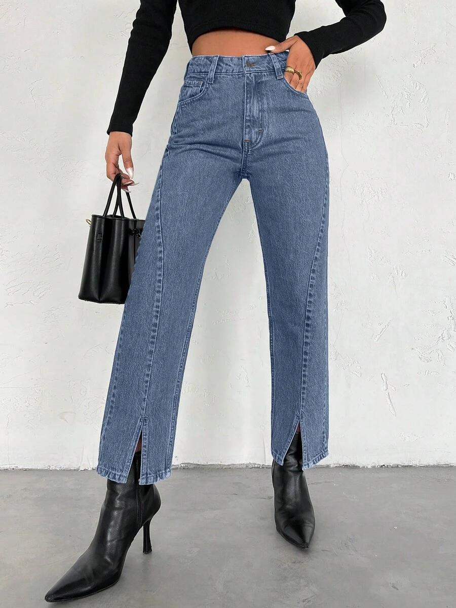 spodnie jeans prosta nogawka