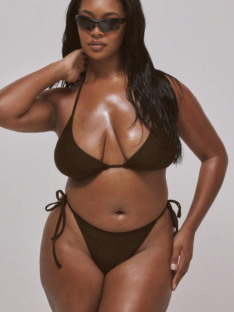 BRĄZOWY DÓŁ OD BIKINI