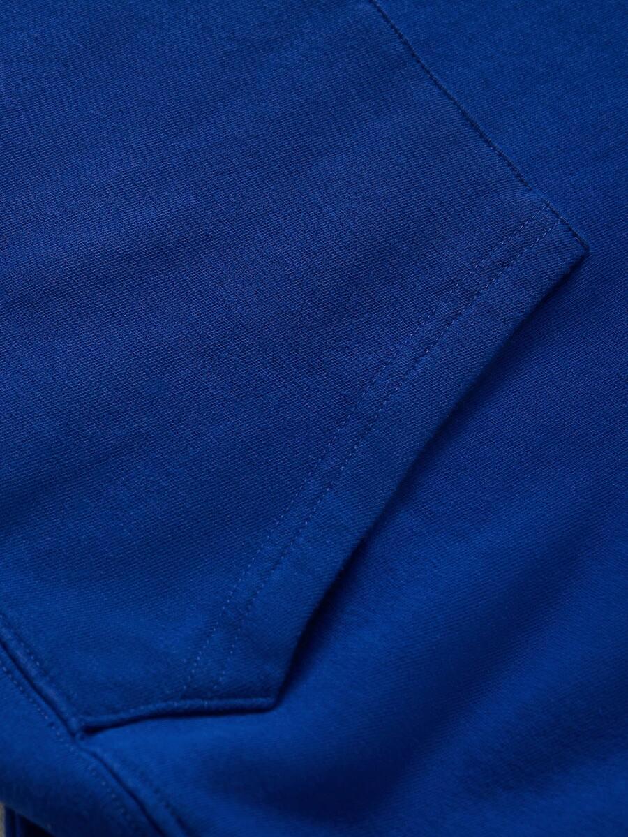 niebieska bluza kaptur 
