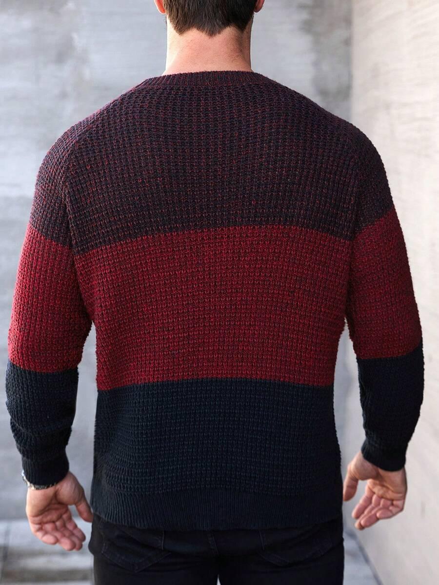 kolorowy sweter print 
