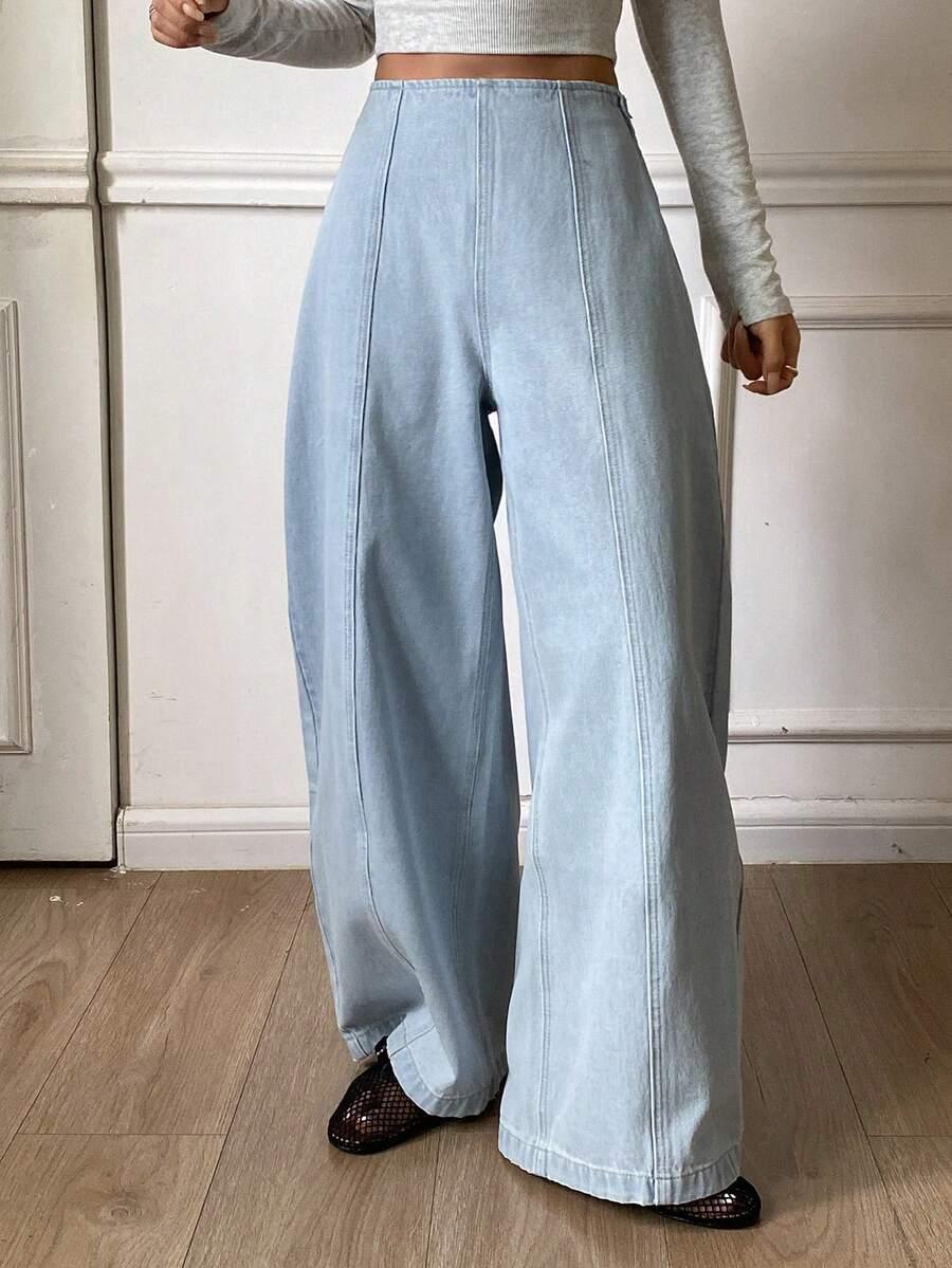 NIEBIESKIE SPODNIE JEANS