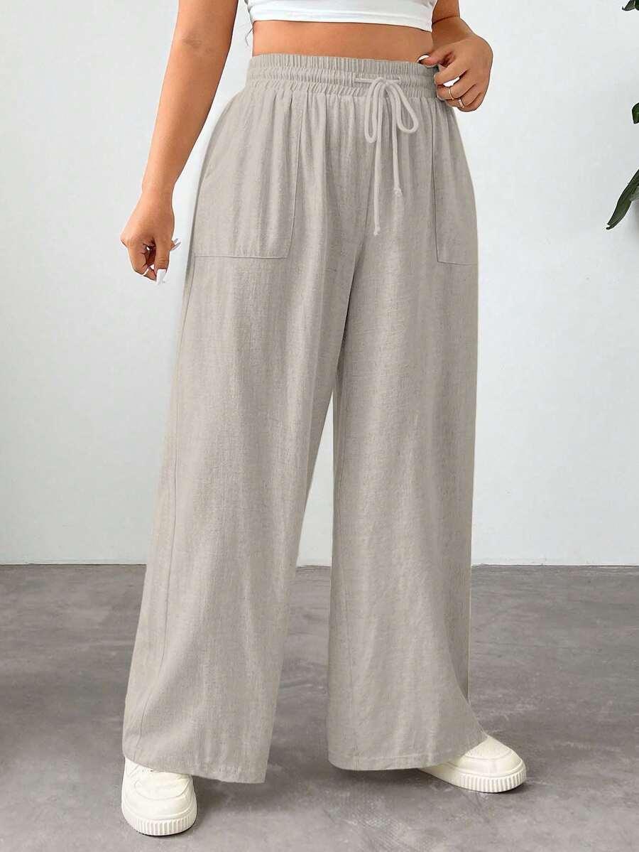 BEŻOWE SPODNIE CASUAL