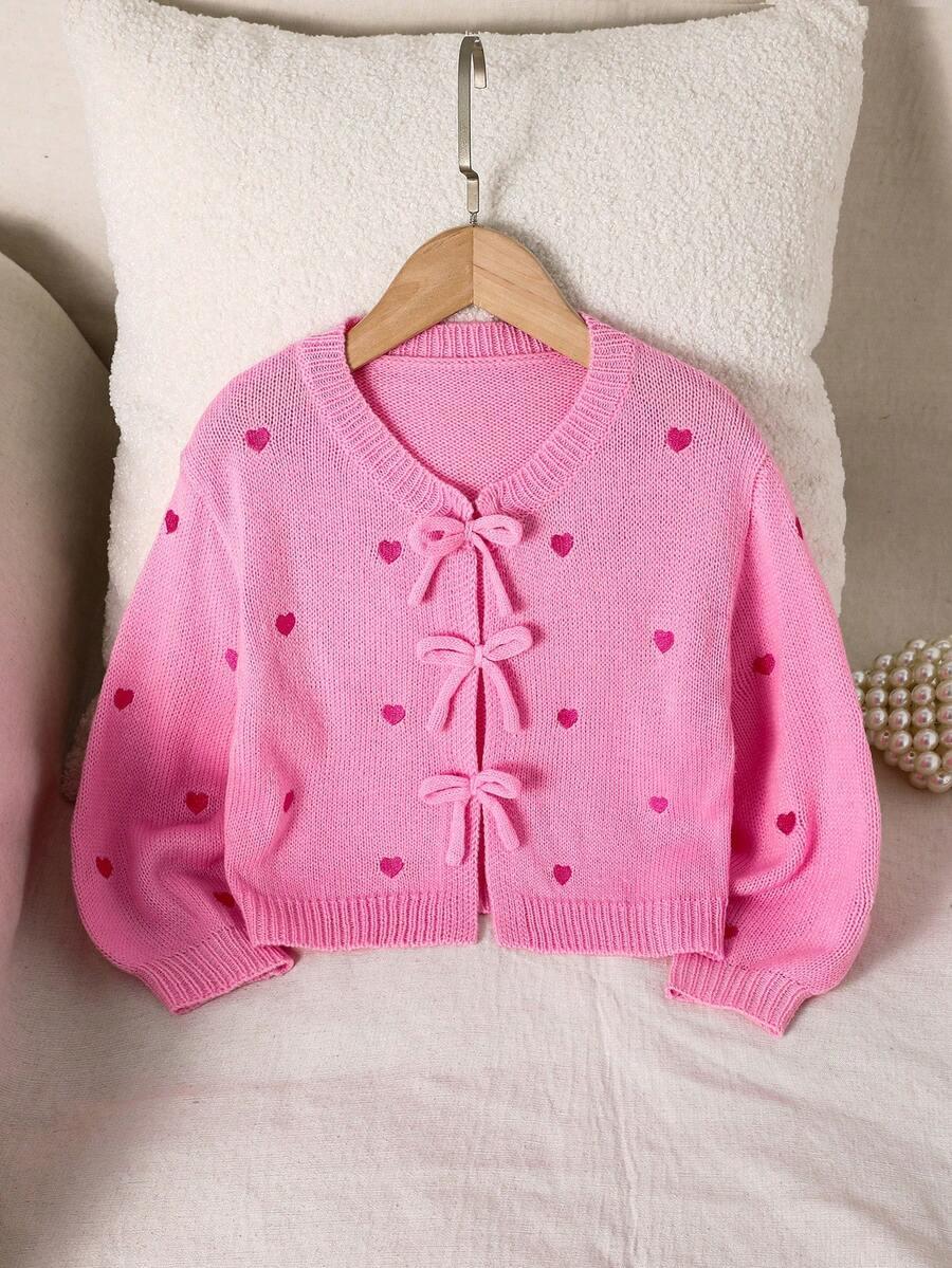 różowy sweter wiązanie
