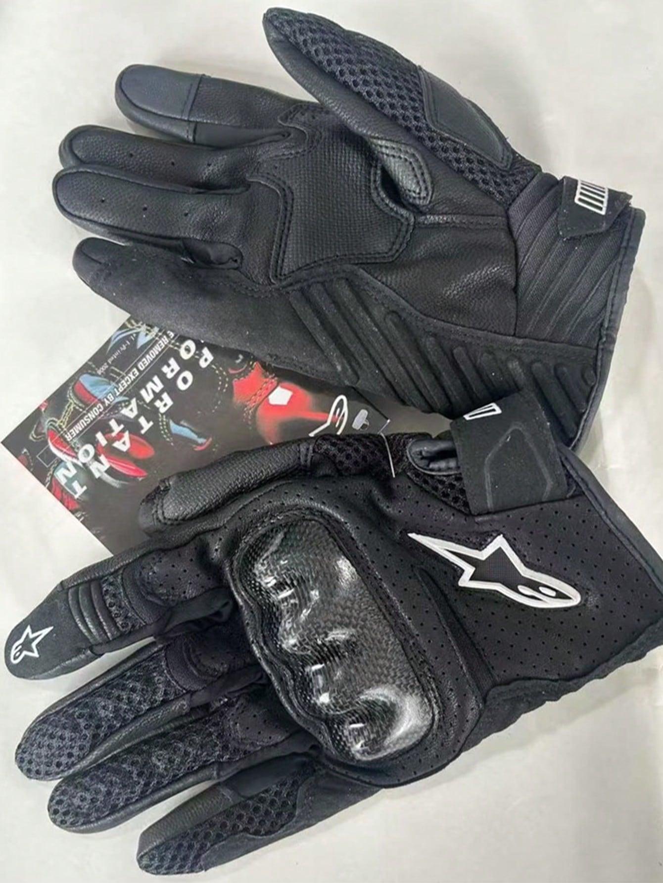 RĘKAWICE MOTOCYKLOWE CZARNE 