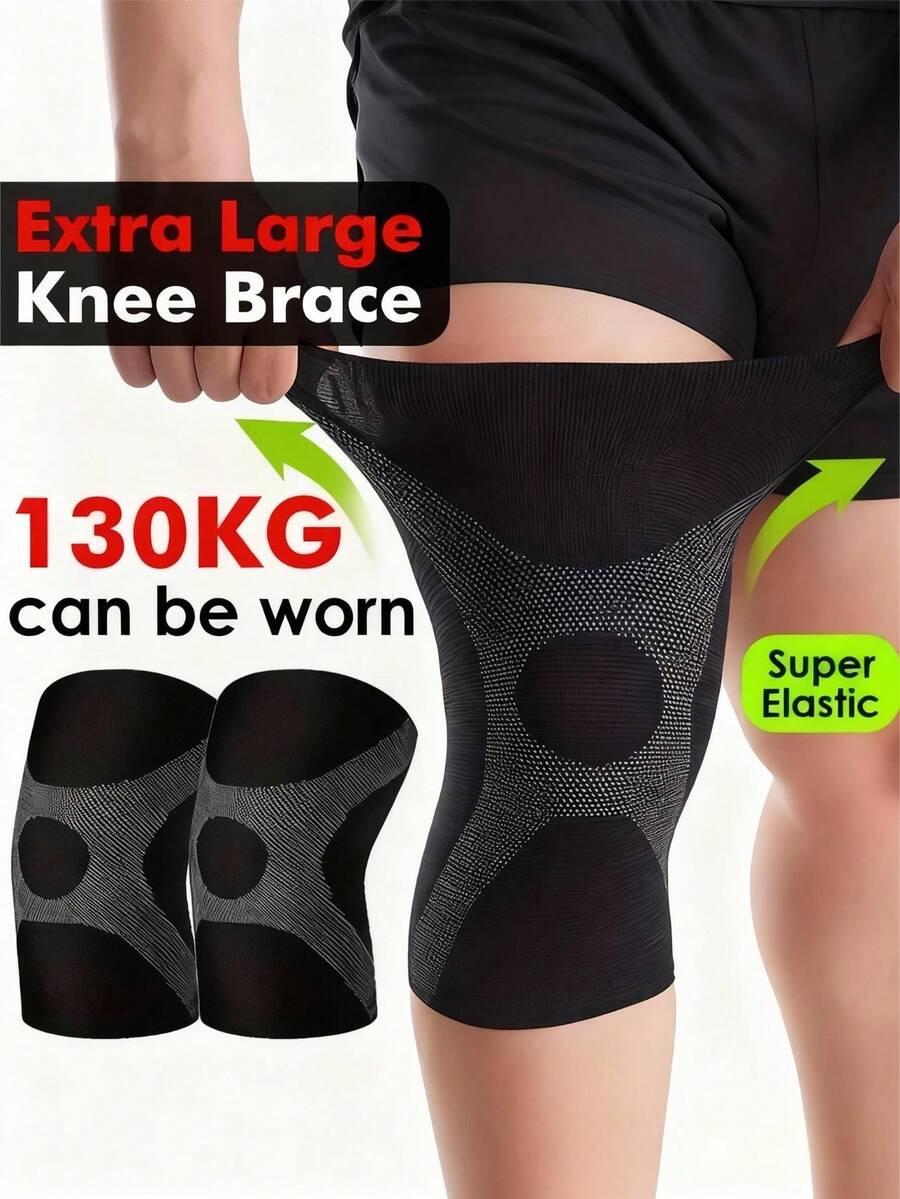 czarny stabilizator kolan 2-pack