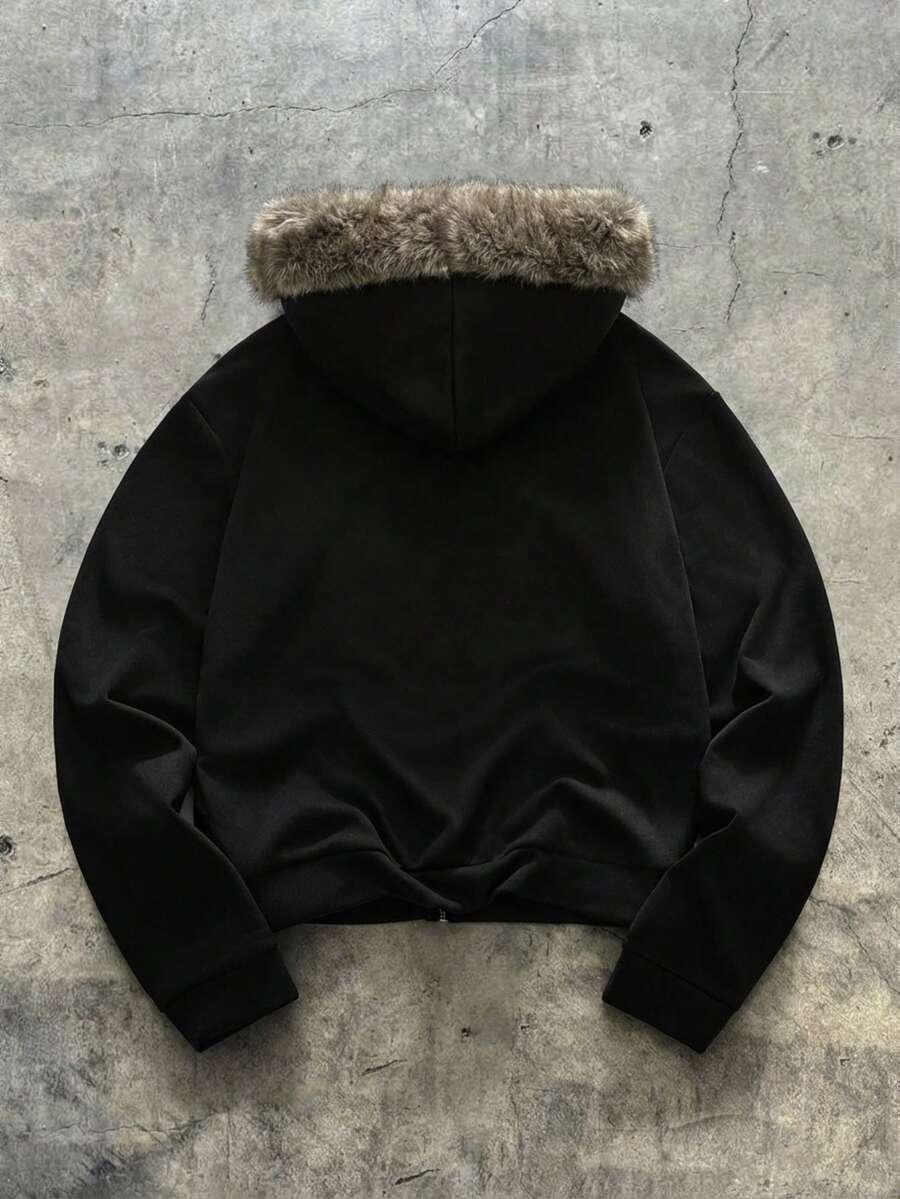 CZARNA BLUZA KAPTUR