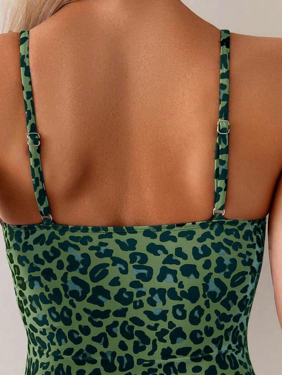 jednoczęściowy strój kąpielowy animal print
