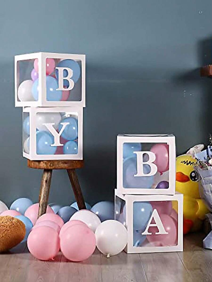 dekoracja pudełka napis baby