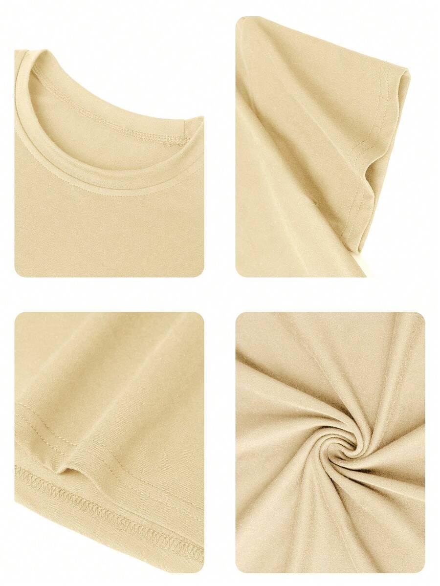 t-shirt okrągły dekolt print