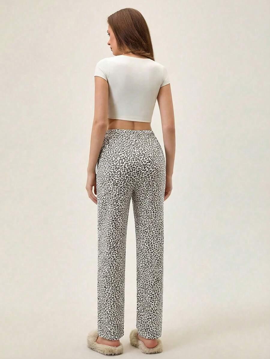 SPODNIE OD PIŻAMY ANIMAL PRINT