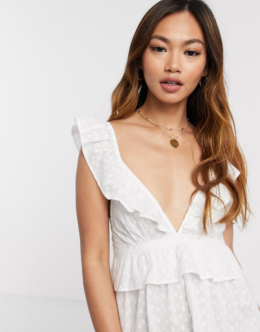 BIAŁA SUKIENKA BOHO