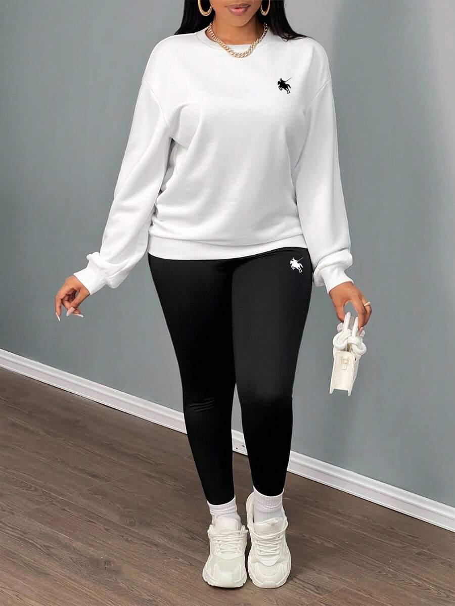 komplet bluza legginsy