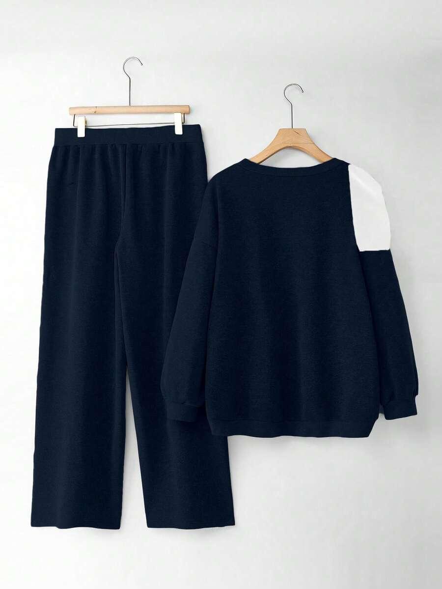 spodnie sweter komplet