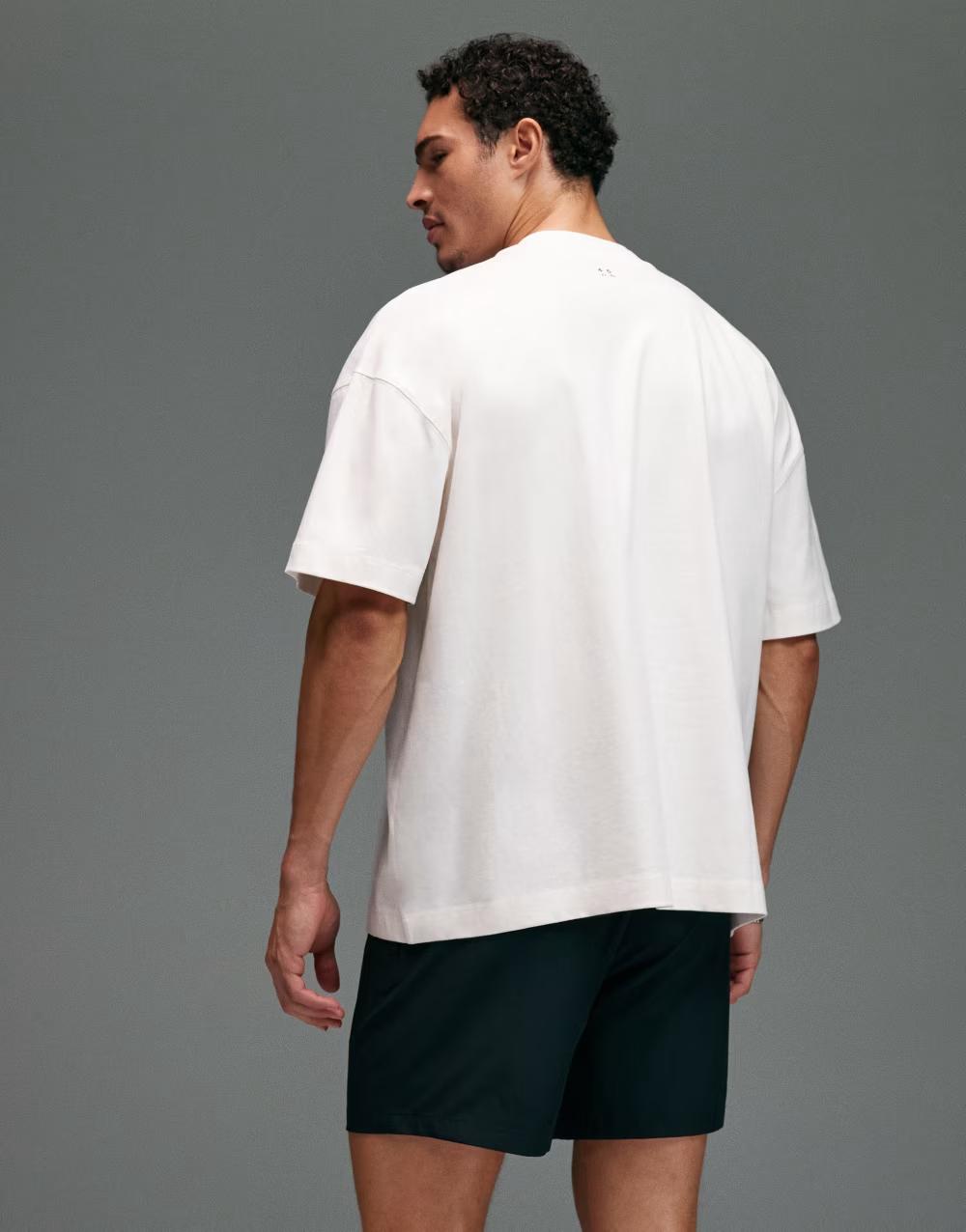 BIAŁY T-SHIRT OKRĄGŁY DEKOLT
