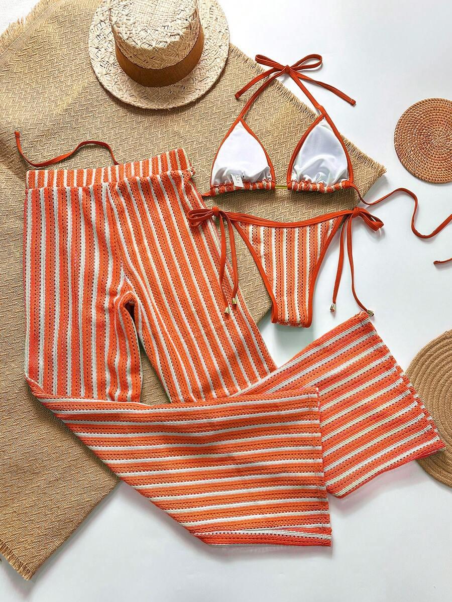 bikini spodnie komplet paski 