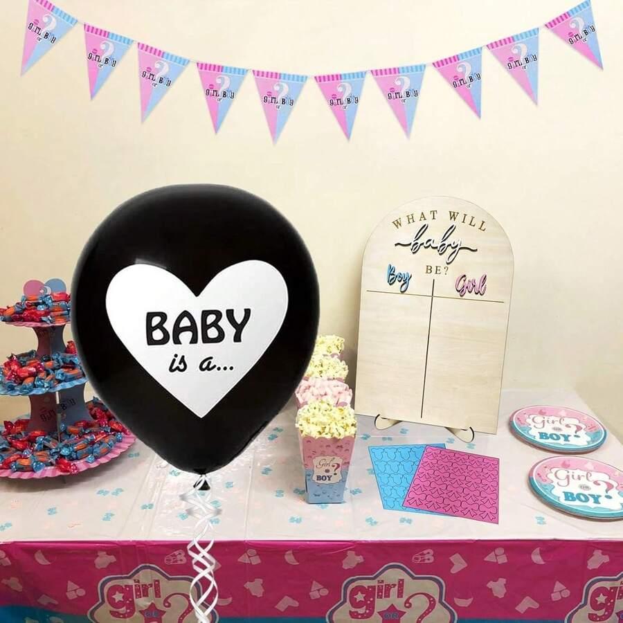 tablica drewniana na baby shower