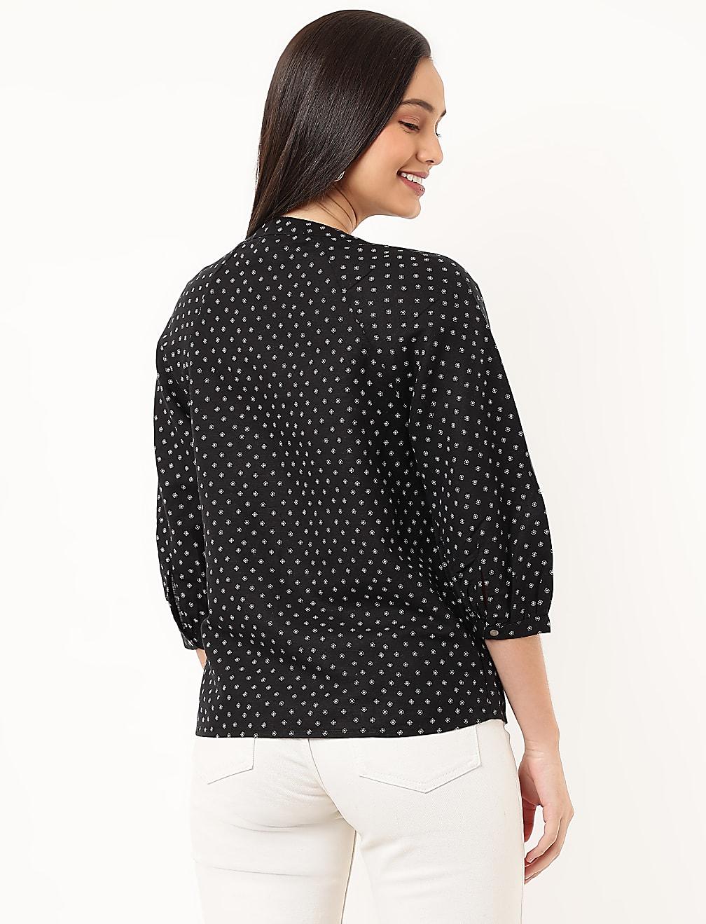 CZARNA BLUZKA T52-2527K-Y4