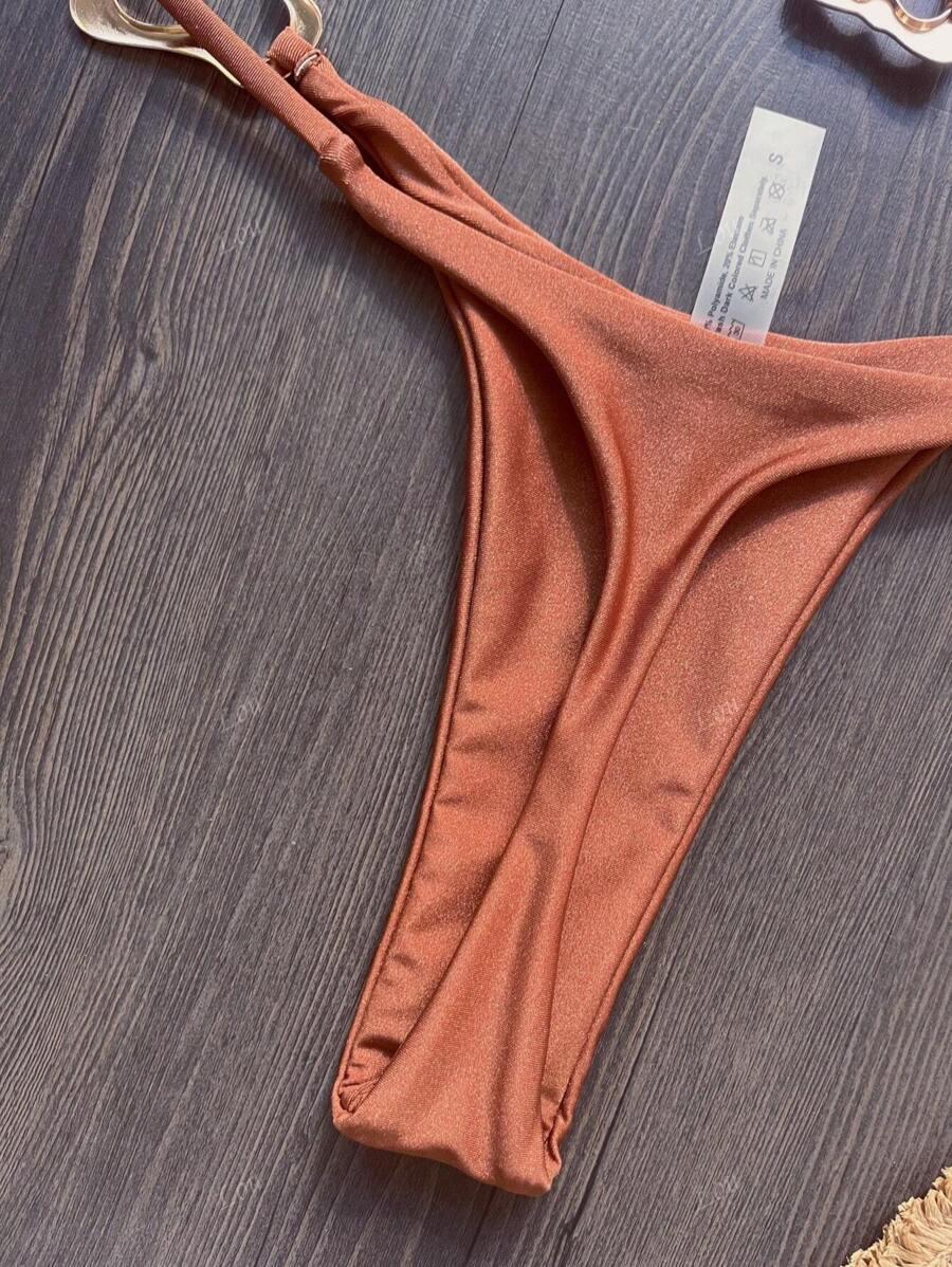 brązowy dół od bikini