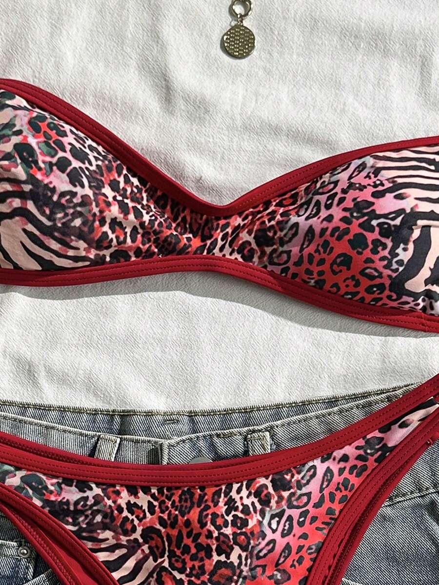 KOMPLET BIKINI ANIMAL PRINT