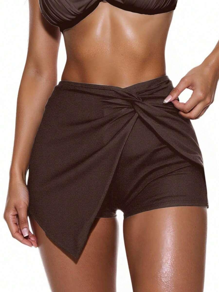 brązowy dół od bikini