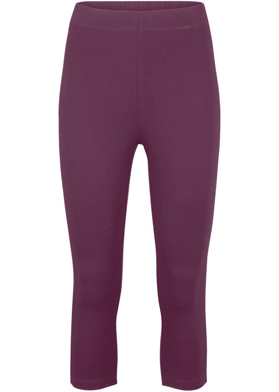 FIOLETOWE LEGGINSY 3/4 NOGAWKA