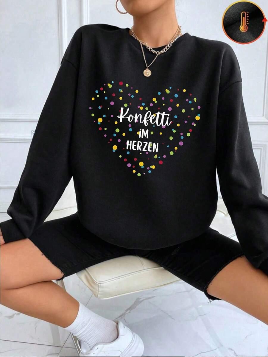 czarna bluza nadruk