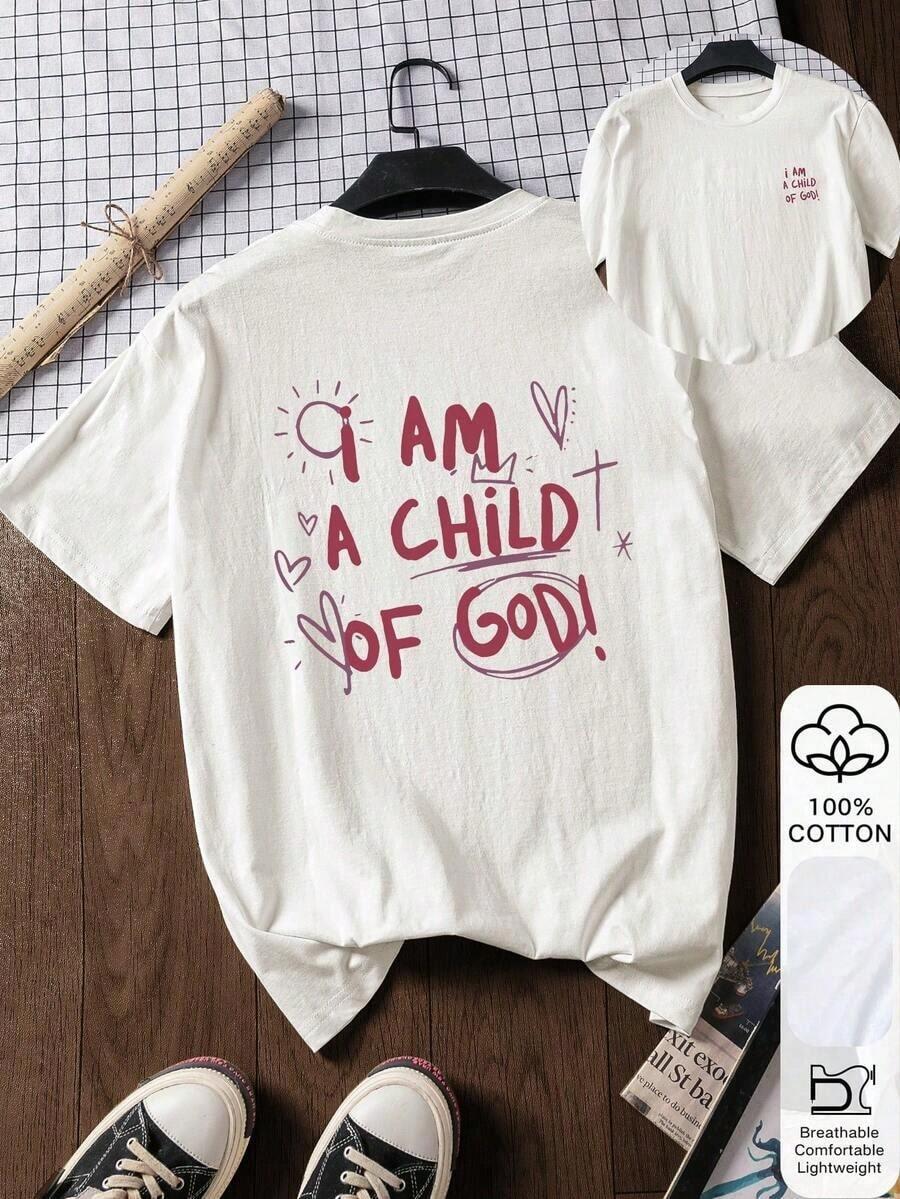 t-shirt napisy i'm a child of god