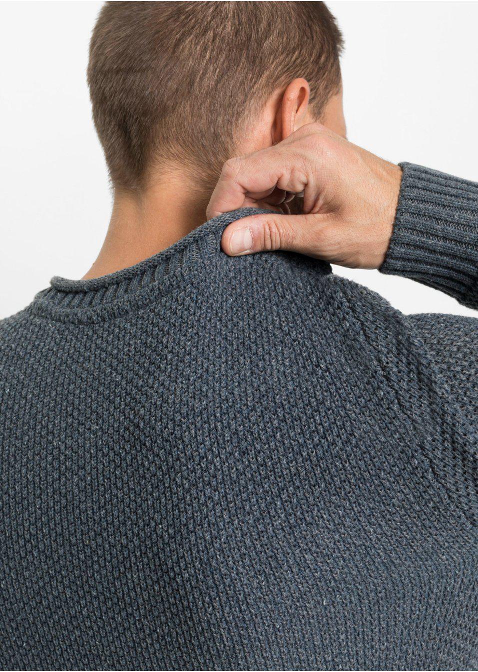 SWETER MĘSKI BAWEŁNIANY WKŁADANY