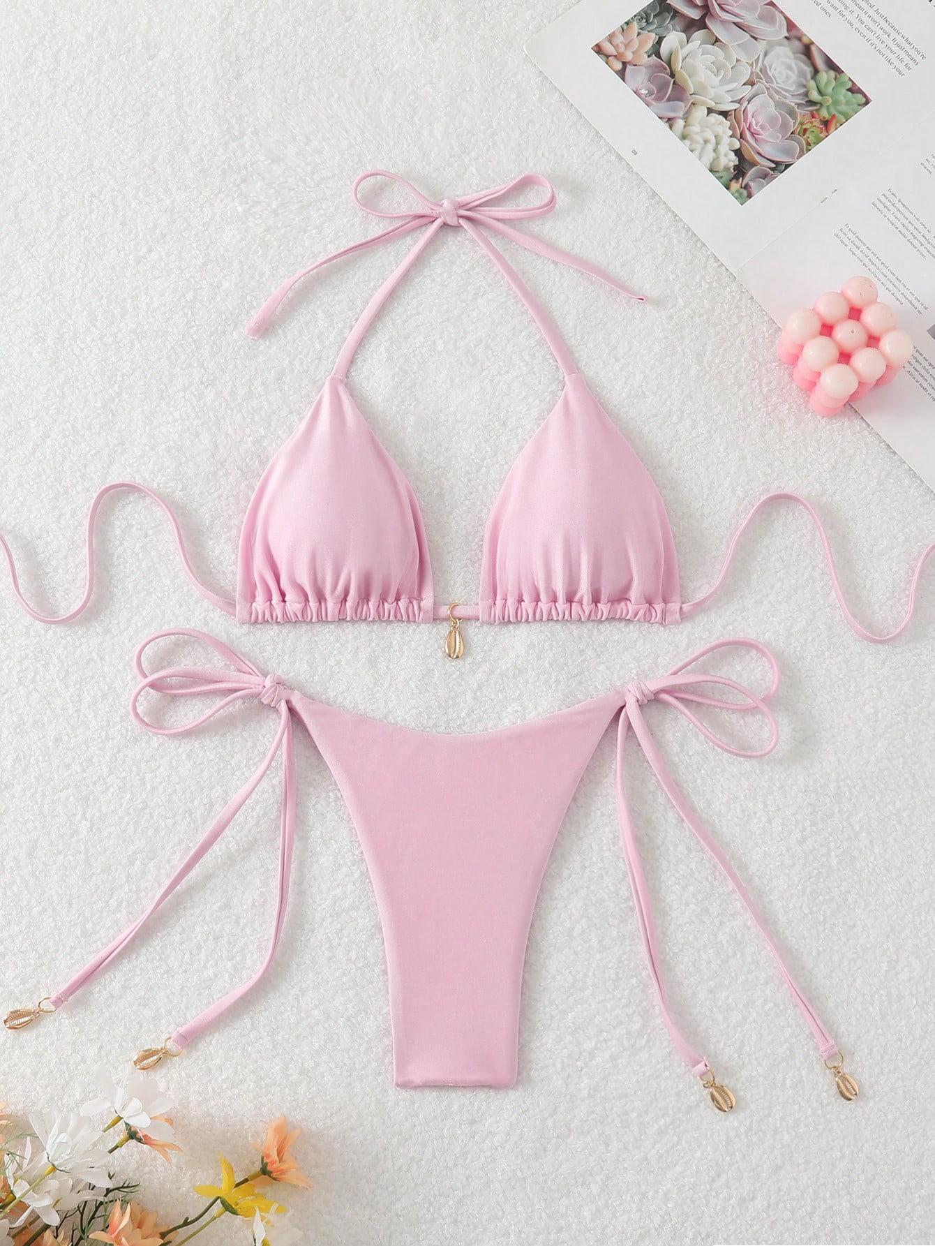 RÓŻOWY DÓŁ OD BIKINI 
