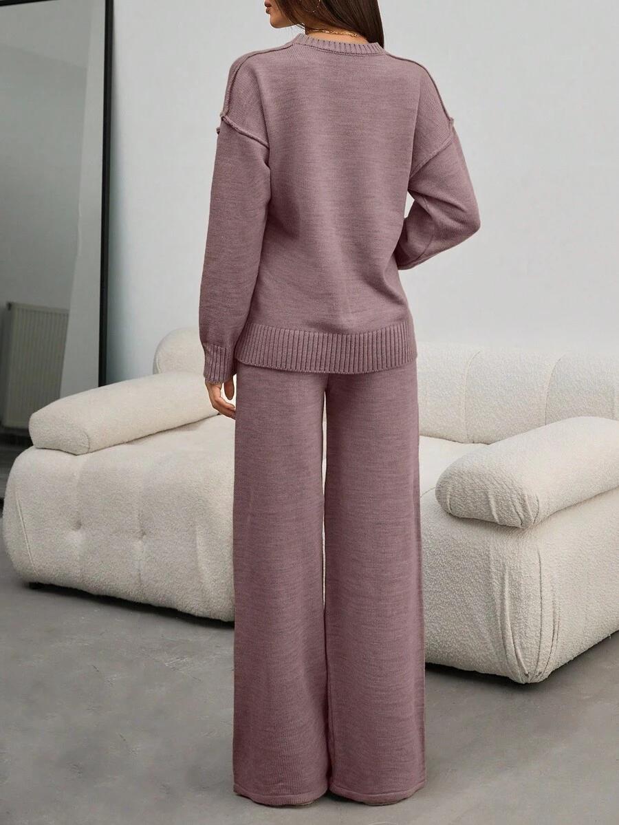 SWETER SPODNIE KOMPLET