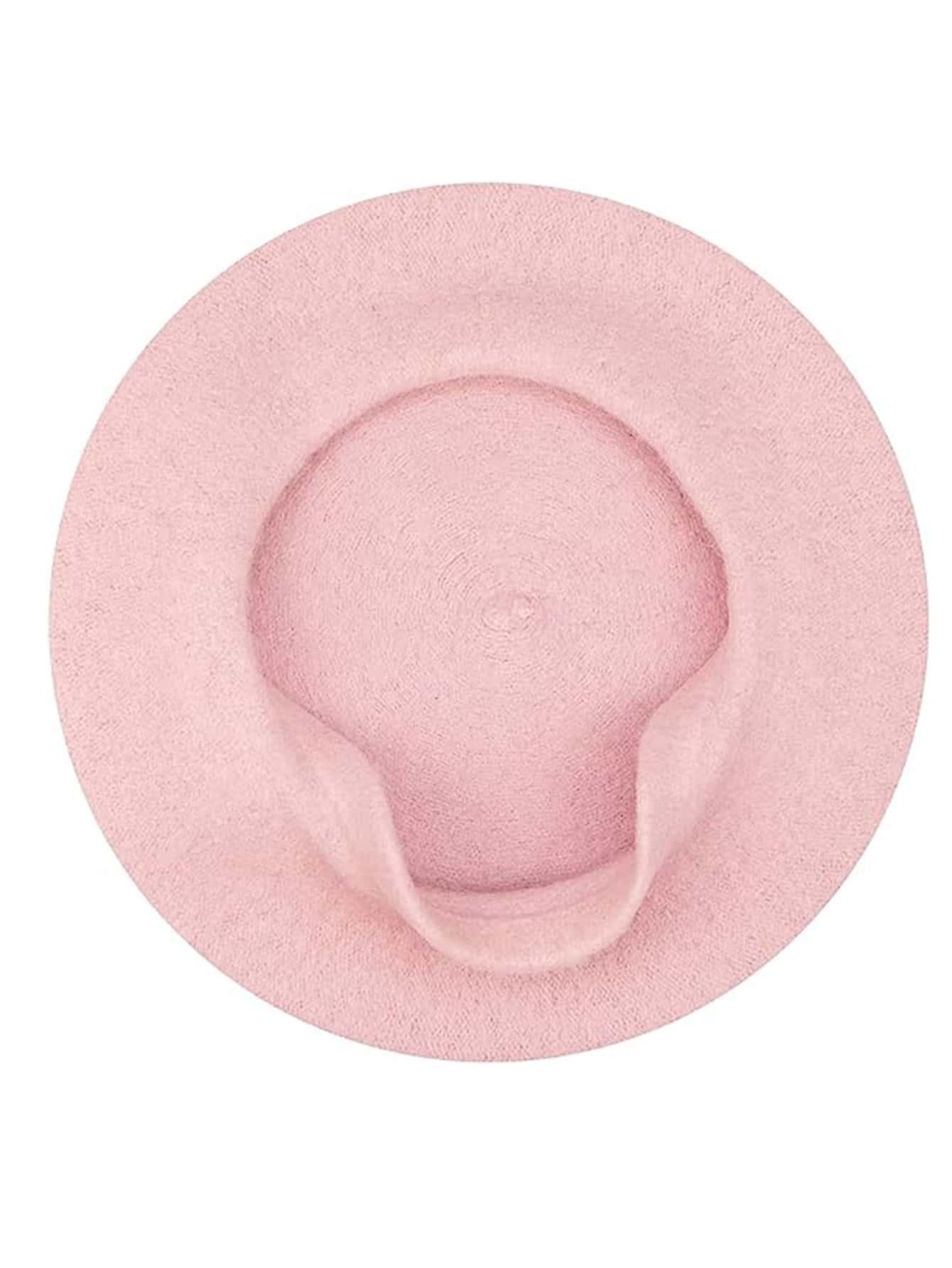 różowy beret casual