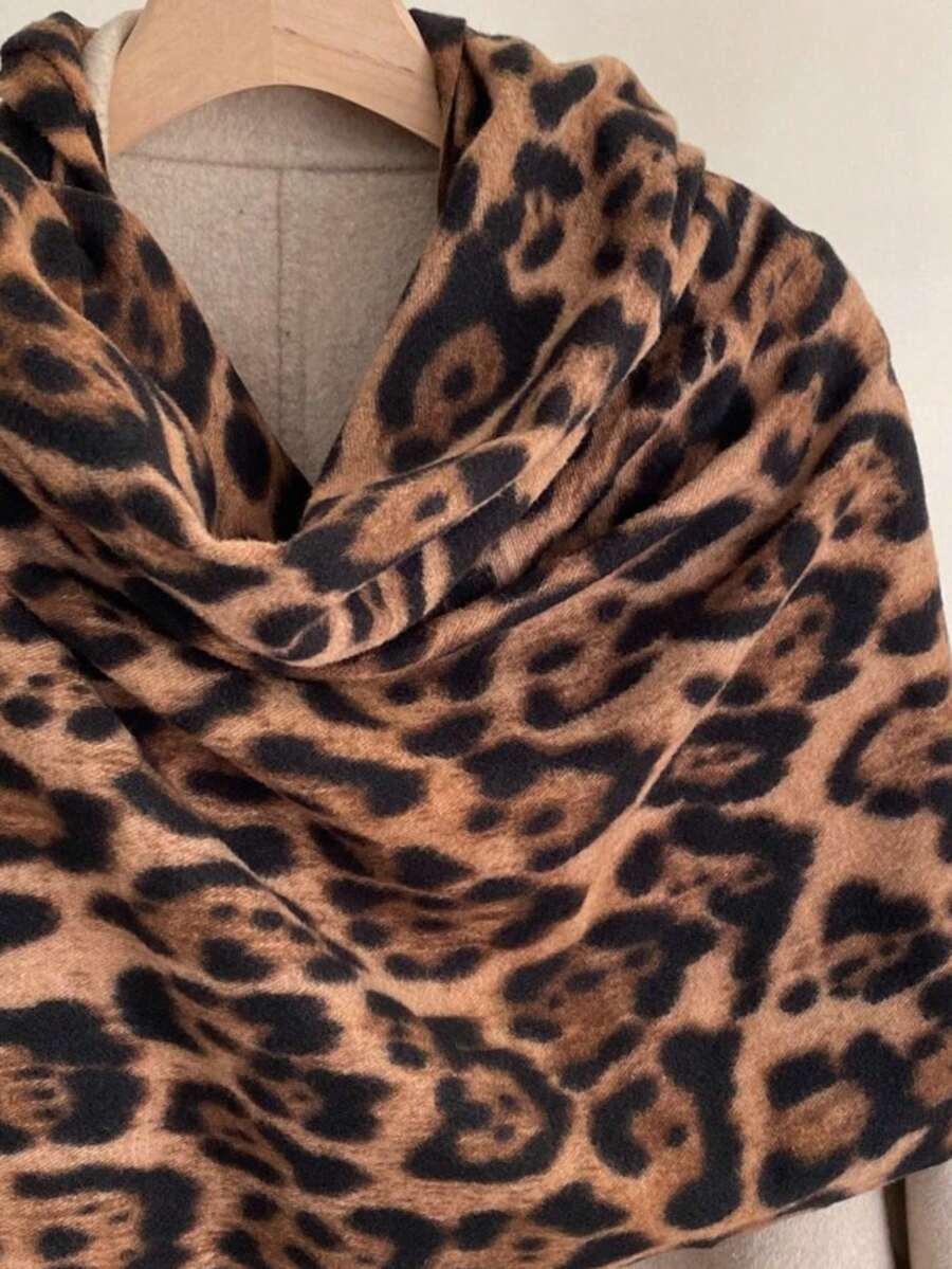 szalik wzór animal print