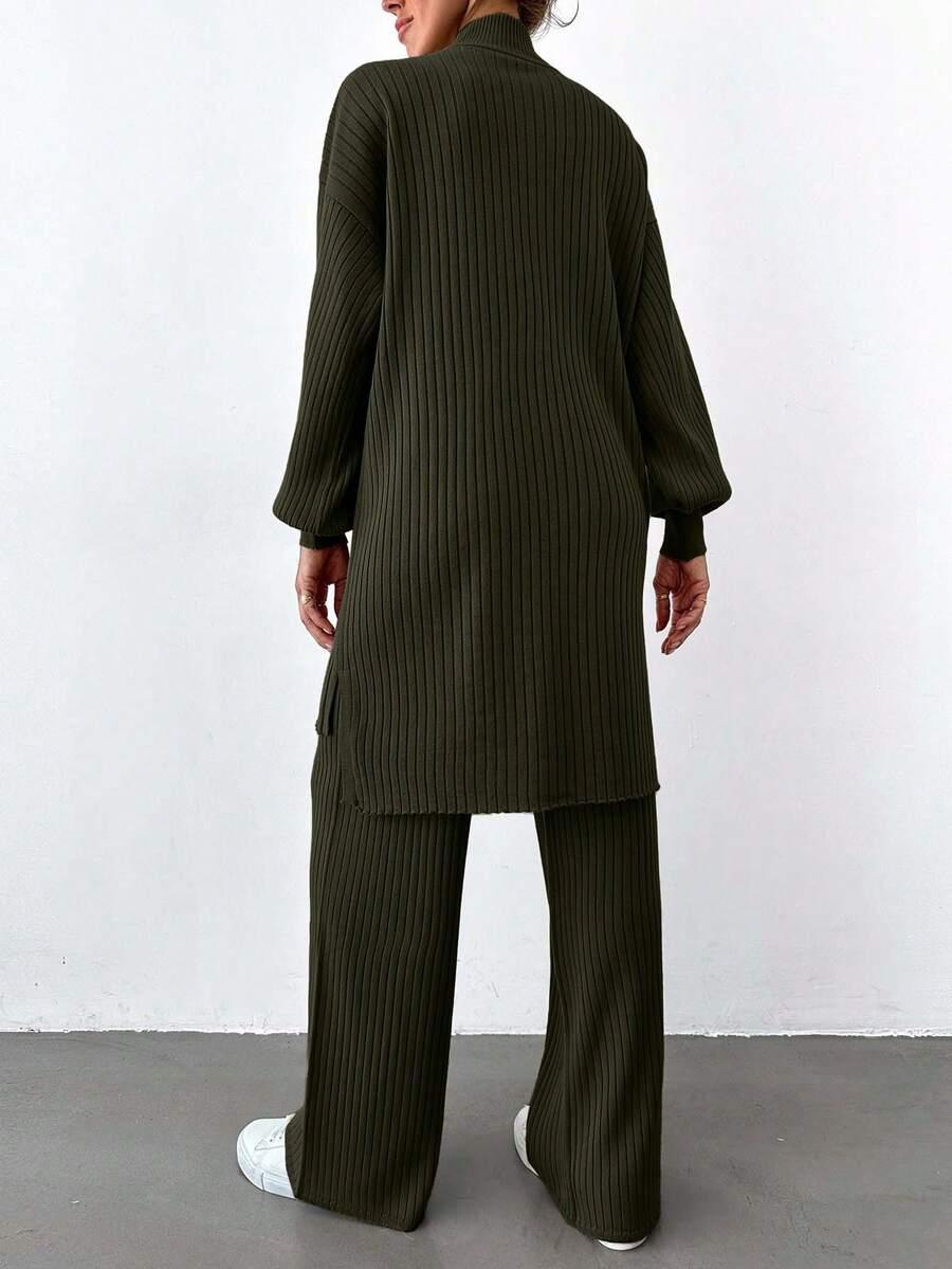 SWETER SPODNIE KOMPLET